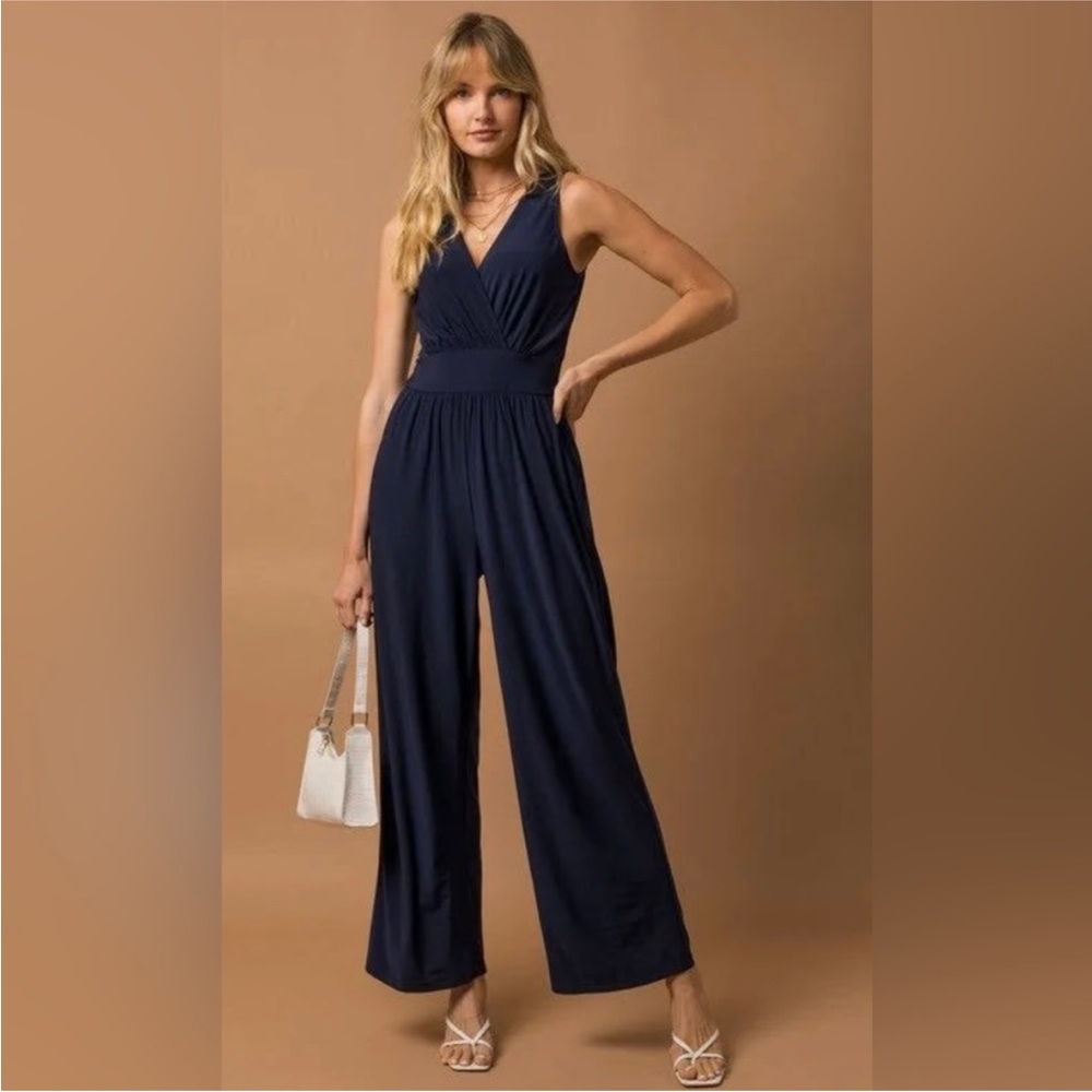 Gilli Veronica Navy Jumpsuit